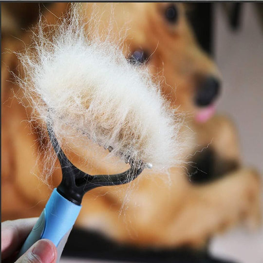 Onepet Pet Grooming Set Size Pieptene Mici pentru câini cu părul lung pentru Îngrijirea Blănii Albastru