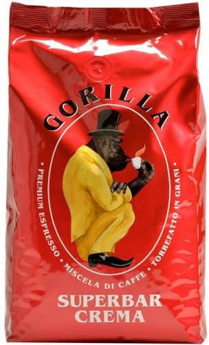 Gorilla Espresso Kaffee Arabica Super Bar Crema Bohnen 1kg