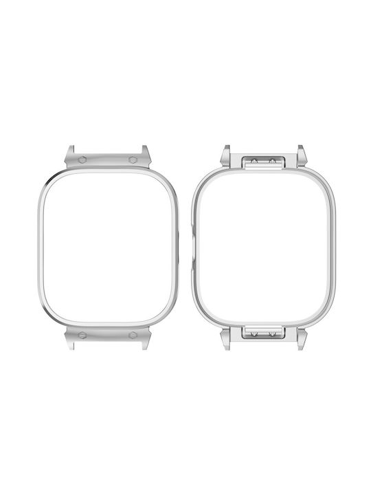 Μεταλλική Θήκη Ρολόι Xiaomi Redmi Watch 3 Lite Watch 3 Active Ασημένια Μεταλλική Θήκη Ρολόι Xiaomi Redmi Watch 3 Lite Watch 3 Active Ασημένια