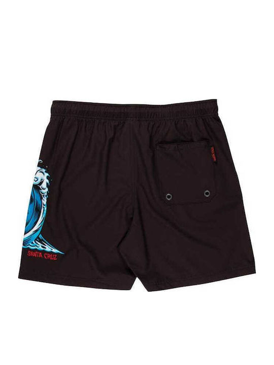 Screaming Men's Swimwear Shorts Black with Patterns