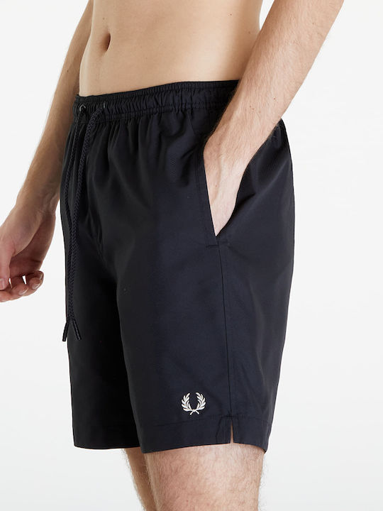 Fred Perry Ανδρικό Μαγιό Σορτς Black