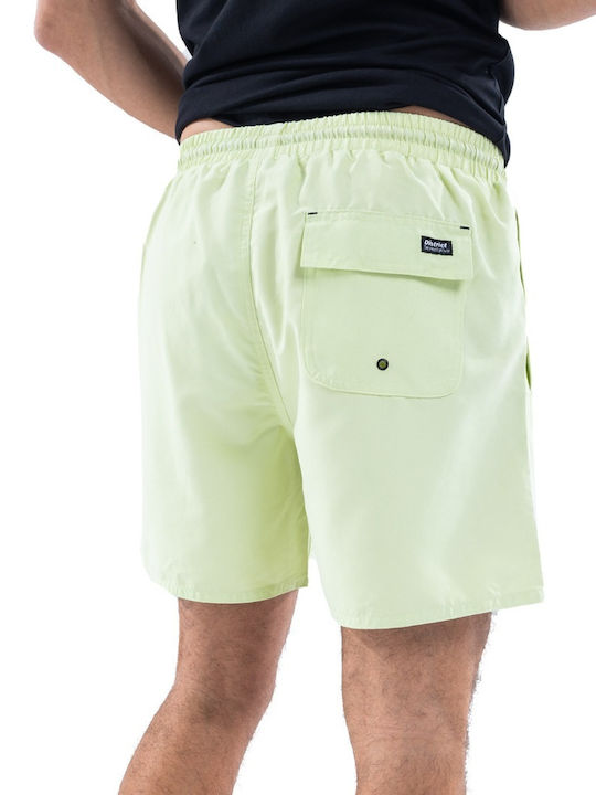 Men's Swimwear Bermuda Light Green with Patterns