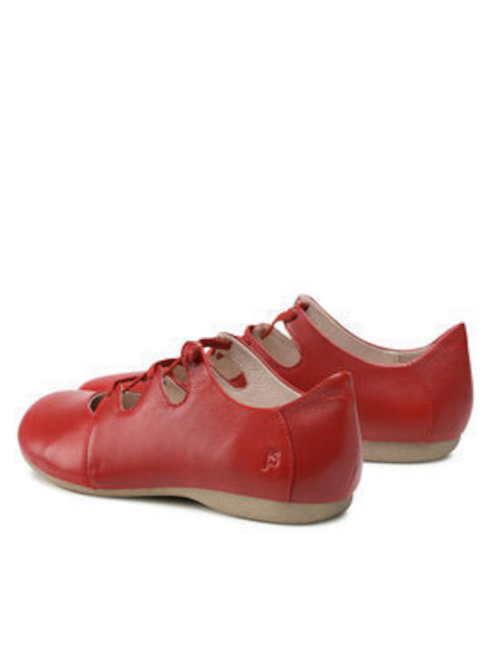 Josef Seibel Pantofi balerini pentru femei in Roșu Culori