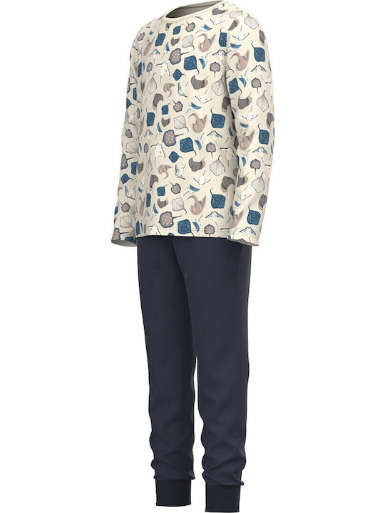 Name It Pijama pentru copii De iarnă Maro