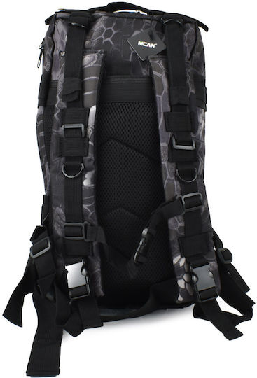 Mcan Military Backpack Backpack made of Polyester Black 30lt