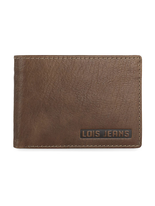 Lois Men's Leather Wallet with RFID Brown