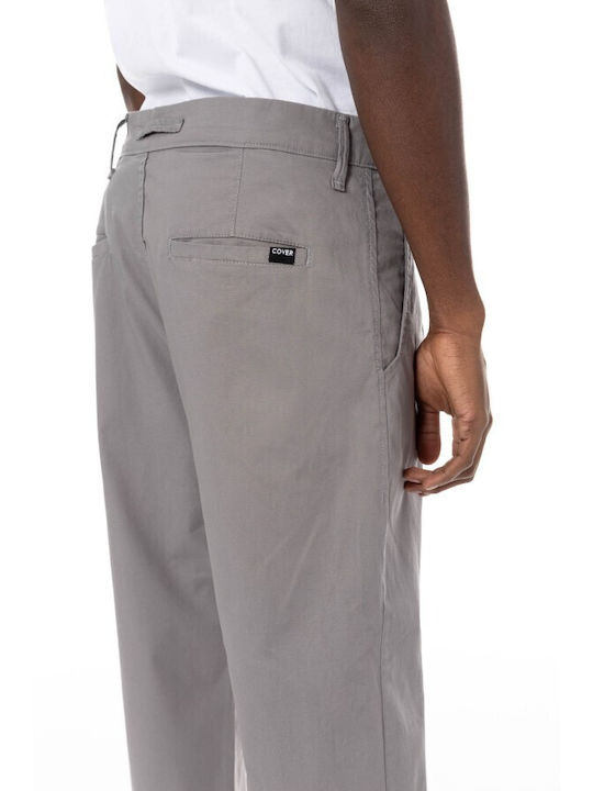 Cover Jeans Herrenhose Chino Elastisch in Lockerer Passform Grey