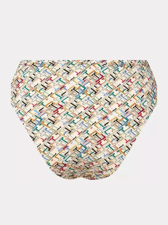 Bikini Alunecare Talie înaltă