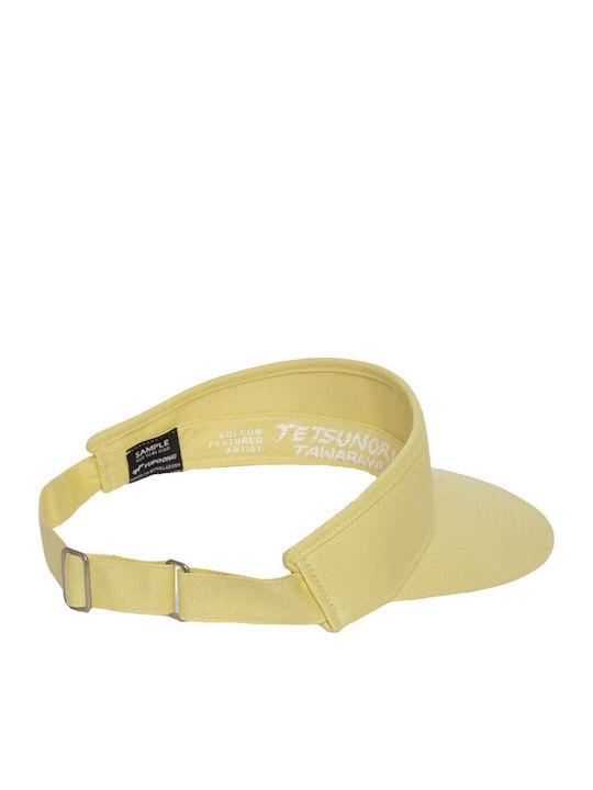 Volcom Tetsunori Visor Υφασμάτινo Καπέλο Κίτρινο