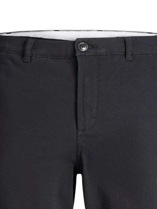 Jack & Jones Pantaloni pentru bărbați Chino Elastice cu Croială Tapered Black 12236743