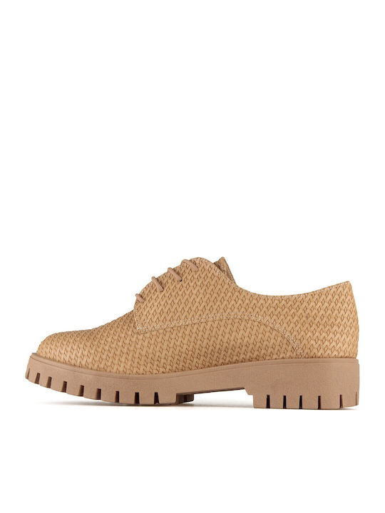 Women's Oxford Shoes Beige