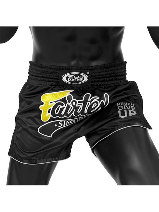Fairtex Shorts Kick/Thai-Boxen Schwarz