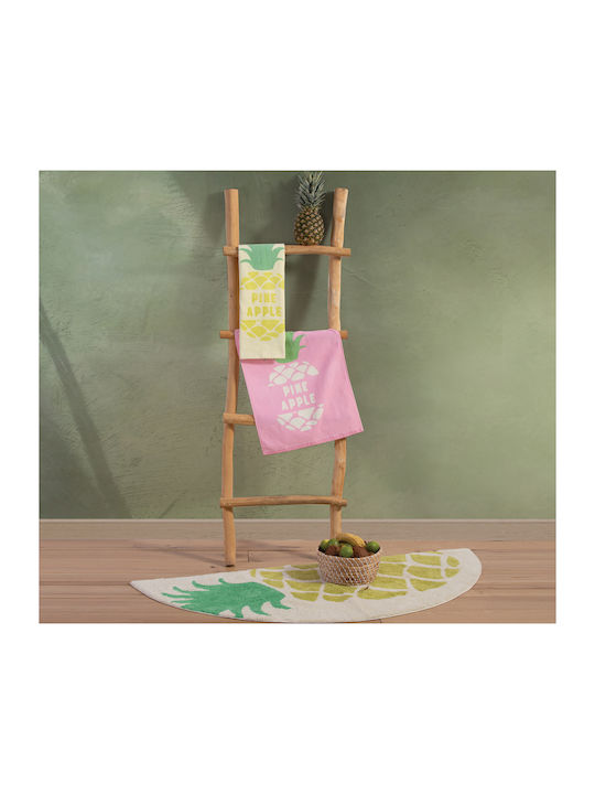 Nef-Nef Homeware Delicious Lime Tea Towel from 100% Cotton in Green Color 40x60cm