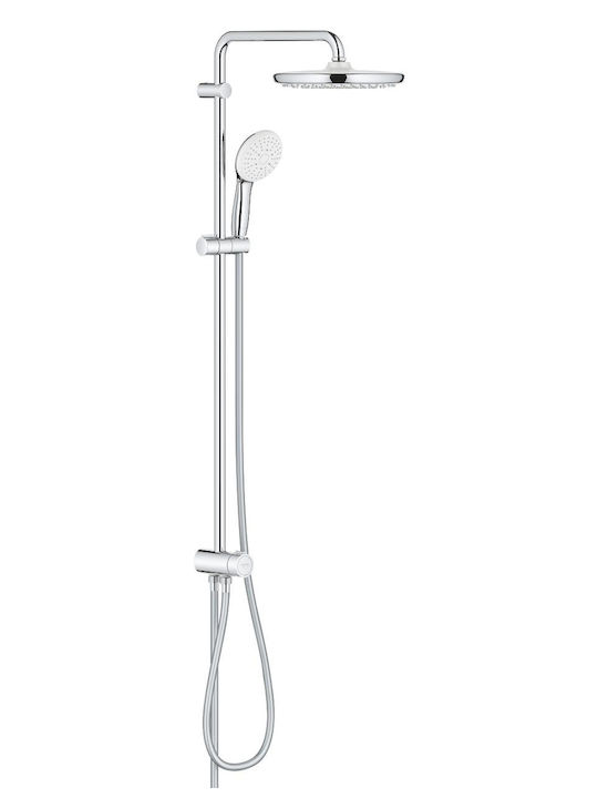 Grohe Tempesta 250 Duschsäule ohne Armatur Silber