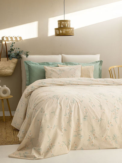 Palamaiki Fashion Life Fl6239 Σετ Μονό 3τμχ 110x200+30εκ. με Λάστιχο Μπεζ Palamaiki Fashion Life Fl6239 Σετ Μονό 3τμχ 110x200+30εκ. με Λάστιχο Μπεζ