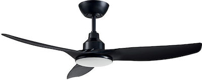 Life Apeliotes Night Ceiling Fan 132cm with Light and Remote Control Night