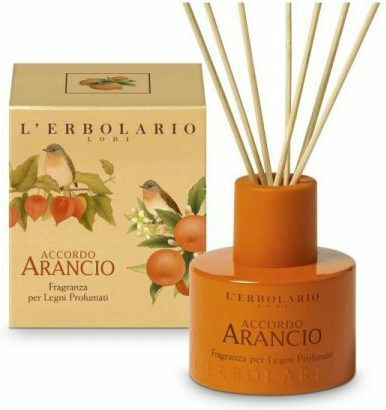 L' Erbolario Difuzor Accordo Arancio cu Aromă Mandarină, Prună și Vanilie 125ml