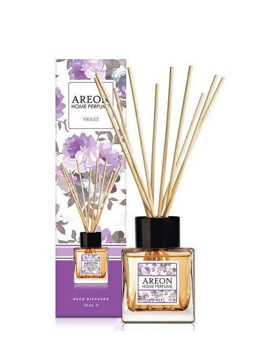 Areon Αρωματικό Χώρου με Sticks Botanic Violet 50ml