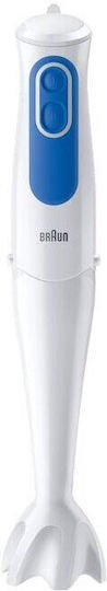 Braun MultiQuick 3 Spaghetti Ραβδομπλέντερ με Πλαστική Ράβδο 700W Λευκό