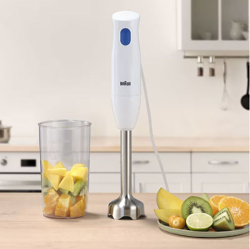 Braun MultiQuick 1 Ραβδομπλέντερ με Ανοξείδωτη Ράβδο 450W Λευκό
