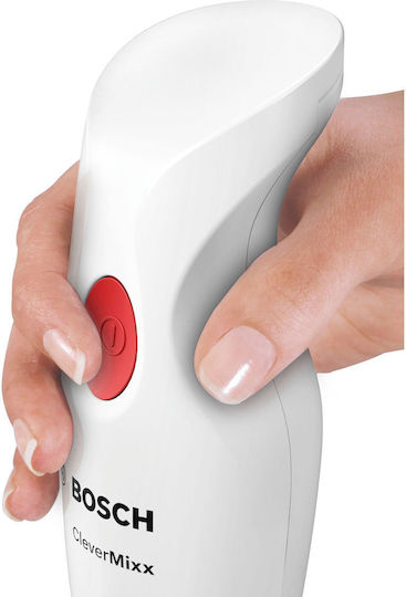 Bosch CleverMixx Ραβδομπλέντερ με Ανοξείδωτη Ράβδο 400W Λευκό