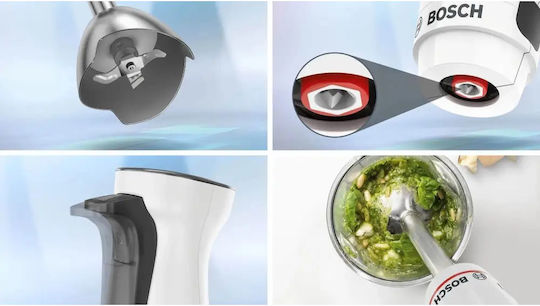 Bosch Serie 4 Ραβδομπλέντερ με Ανοξείδωτη Ράβδο 600W Λευκό