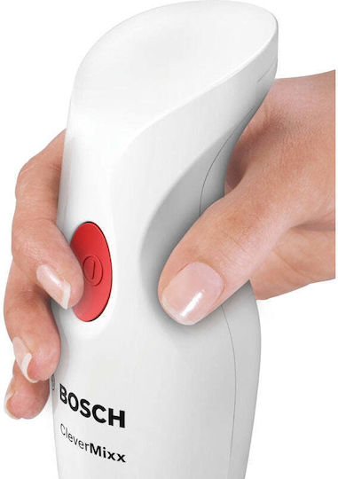 Bosch CleverMixx Ραβδομπλέντερ με Πλαστική Ράβδο 400W Λευκό