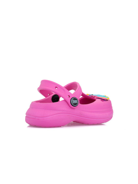 Cubanitas Children's Beach Clogs Fuchsia