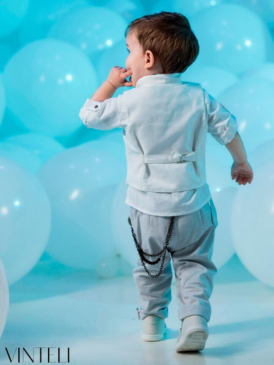 Vinteli Baptism Suit Gray