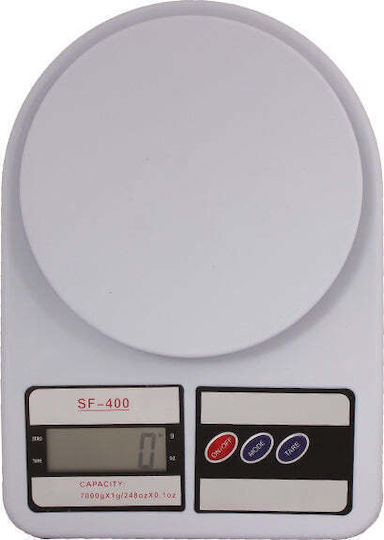 Ψηφιακή Ζυγαριά Κουζίνας έως 7kg Λευκή