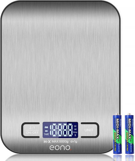 Ψηφιακή Ζυγαριά Κουζίνας έως 5kg Inox
