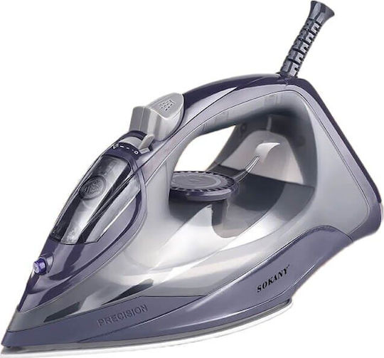 Sokany SK-2071 Σίδερο Ατμού 2600W με Κεραμική Πλάκα και Συνεχόμενη Παροχή 30gr/min