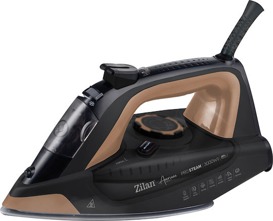 Zilan Steam Iron 3000W with Ceramic Plate and Continuous Steam Supply 32g/min