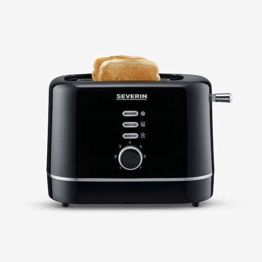 Severin Toaster 2 Slots 850W Black