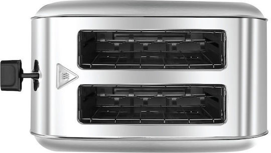 Primo PRST-40453 Prăjitor de pâine 2 sloturi 950W Inox