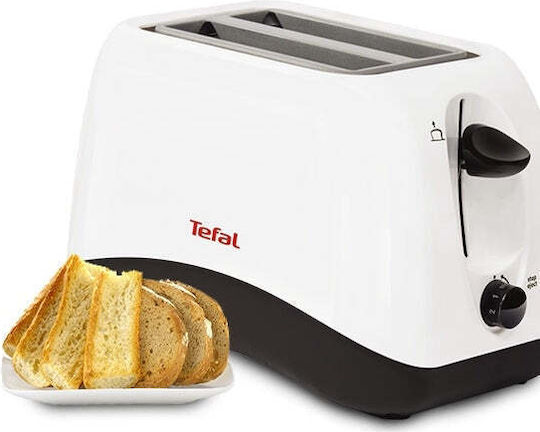 Tefal Delfini Φρυγανιέρα 2 Θέσεων 850W Λευκή