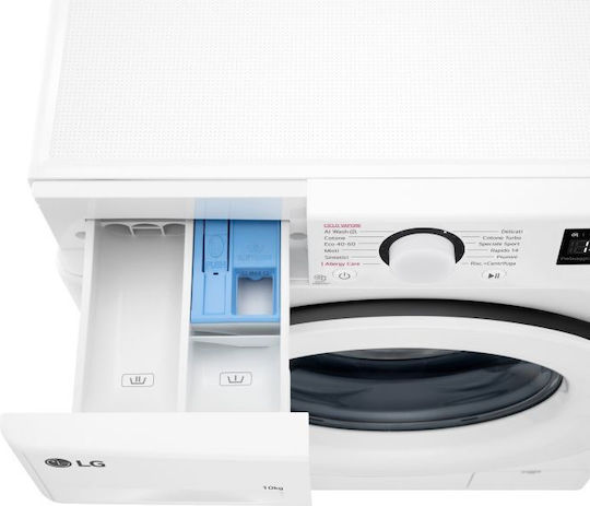 LG Waschmaschine 10kg mit Dampftechnologie 1400 Umdrehungen KI DD F4R3010NSWW