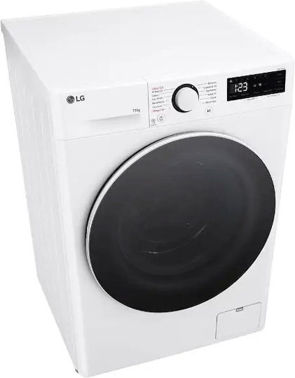 LG Πλυντήριο Ρούχων 11kg με Τεχνολογία Ατμού 1400 Στροφών TurboWash F4WR511S0W