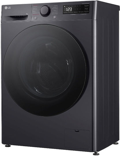 LG Washing Machine 9kg with Steam Technology 1200 Rounds 6 Motion Gray F2R5009TSMB