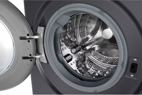 LG Washing Machine 9kg with Steam Technology 1200 Rounds 6 Motion Gray F2R5009TSMB