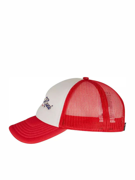 Jockey mit Netz Rot