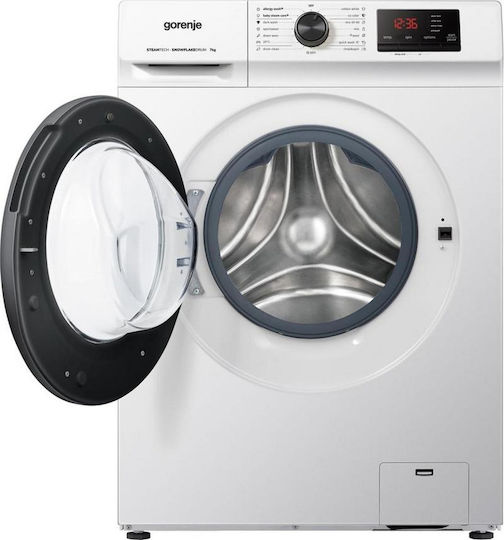 Gorenje Πλυντήριο Ρούχων 7kg με Τεχνολογία Ατμού 1200 Στροφών WNHVB72SDS