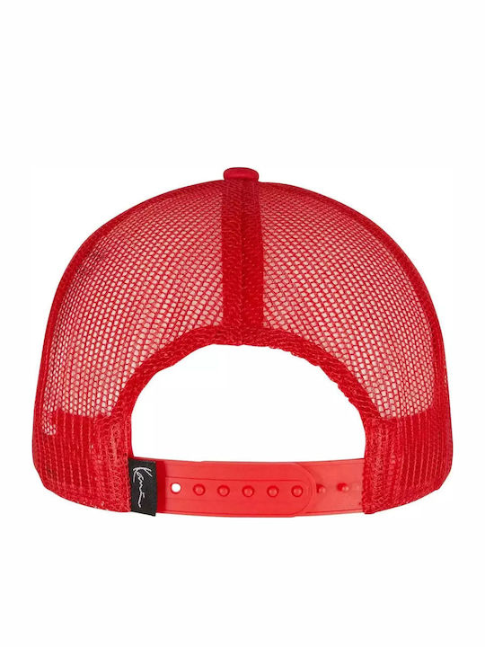 Jockey mit Netz Rot