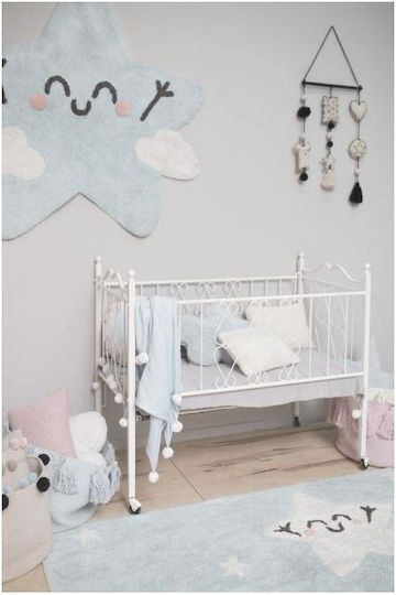 Lorena Canals Kids Synthetic Rug Happy Star 120x120cm Lorena Canals Kids Synthetic Rug Happy Star 120x120cm
