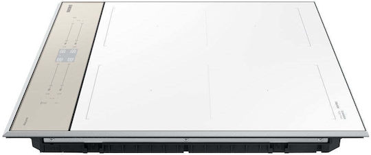 Samsung Επαγωγική Εστία Αυτόνομη με Λειτουργία Κλειδώματος 59x52εκ. Λευκή