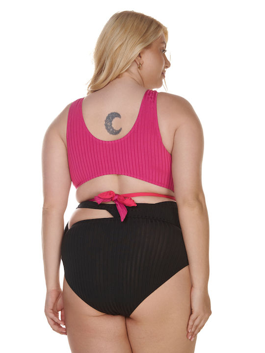 Comfort Set Bikini Triunghi Fuchsia