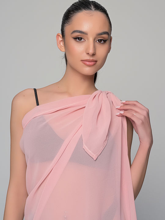 Milena by Paris Ροζ Γυναικείο Παρεό