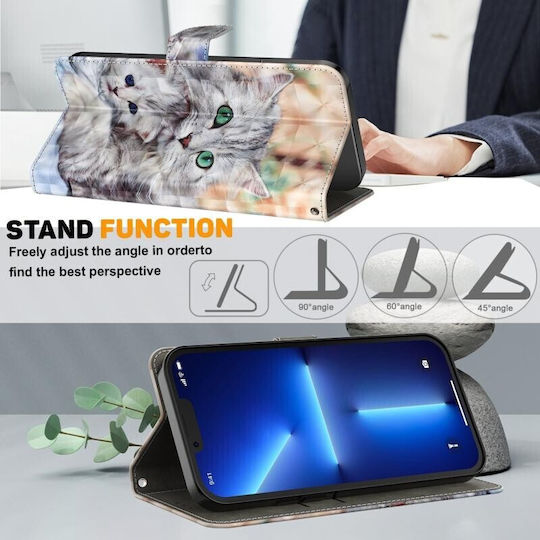 3d Painting Pattern Brieftasche (iPhone SE 2020)