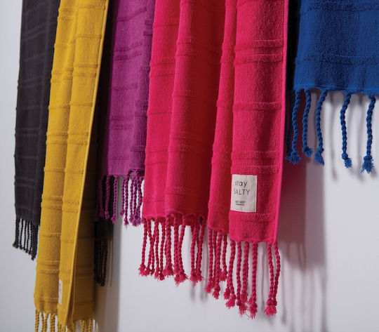 Nef-Nef Homeware Nef-Nef Homeware Βαμβακεres Graue mit Fransen 160x80cm