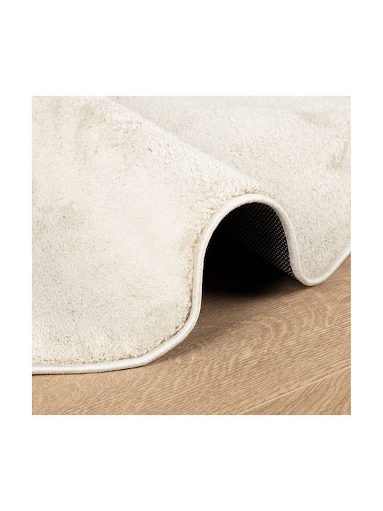 vidaXL Oviedo Rug Round Beige